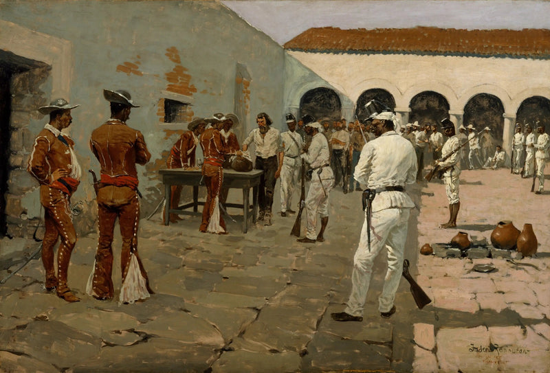 Mierin lähetys: Mustan papu - Frederic Remington