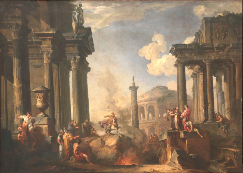 Marcus Curtiuksen selitys - Giovanni Paolo Panini