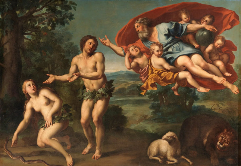 Aadam ja Eevan karkotus - Domenichino