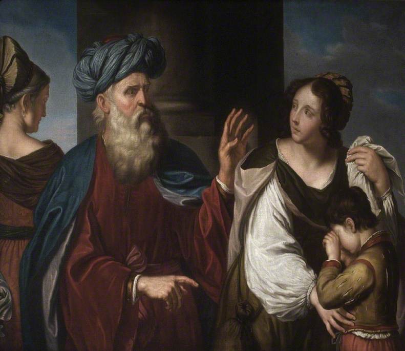 Agar ja Ismaëlin karkotus - Guercino