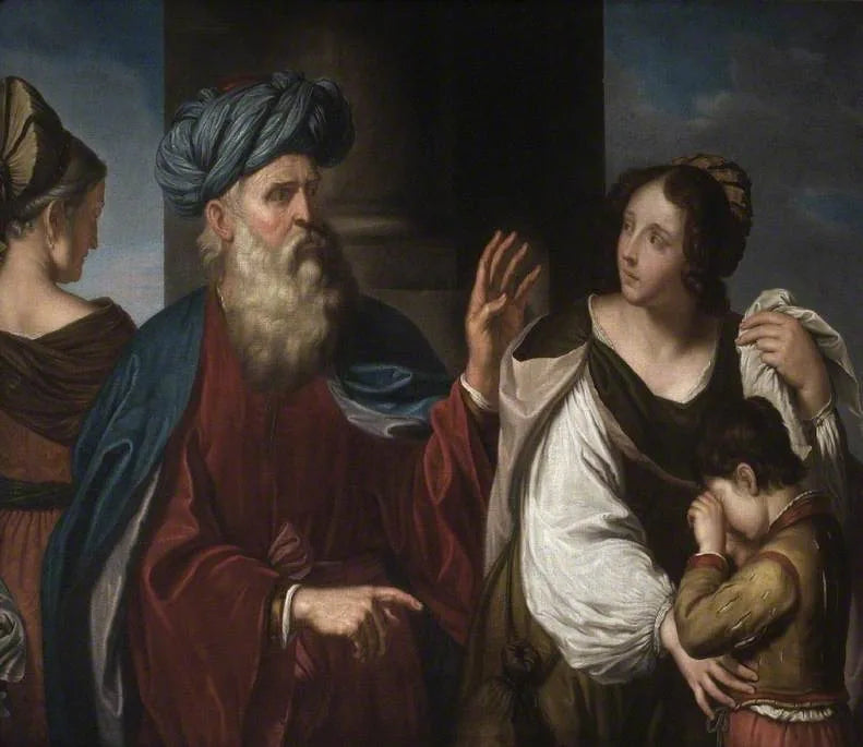 Agar ja Ismaëlin karkotus - Guercino
