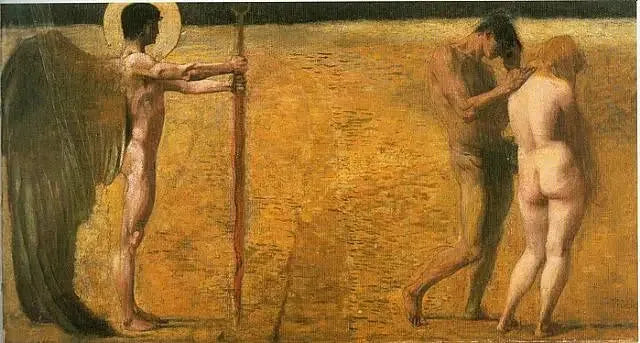 'Paratiisin karkotus - Franz von Stuck'