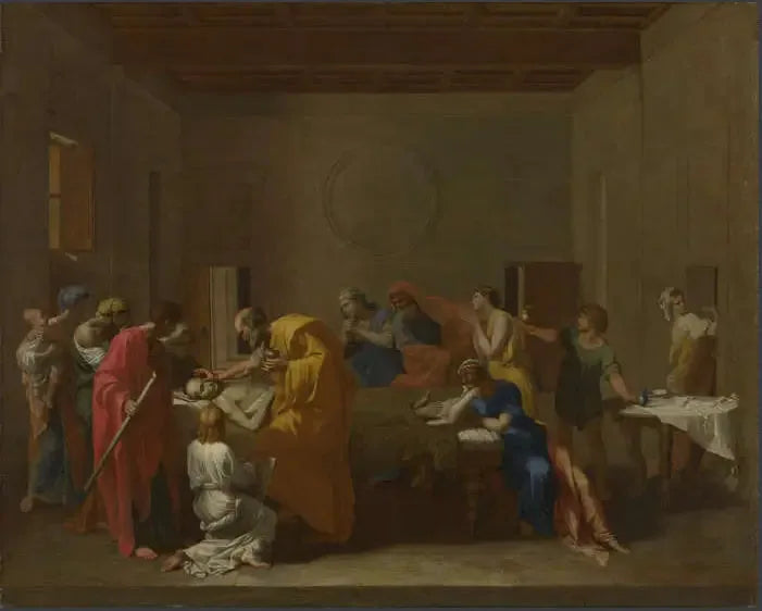 Äärimmäinen voitelu - Nicolas Poussin