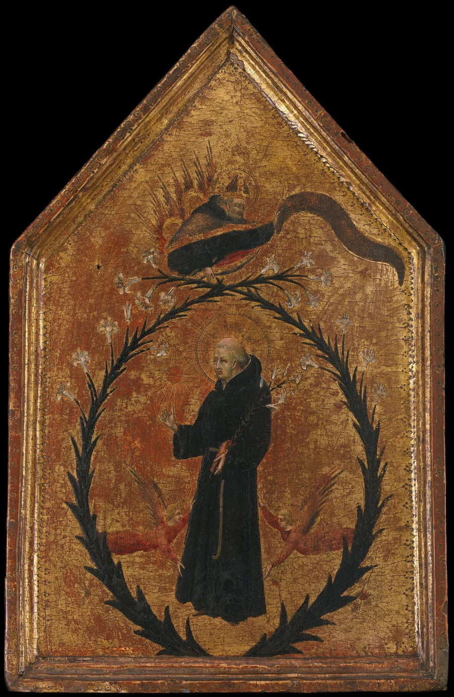 Pyhän Nikolaos Tolentinon riemastus - Giovanni di Paolo