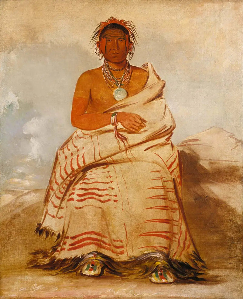 L'har-e-tar-rúshe, Huono tuulinen mies, Skidi (Lohi) Pawnee - George Catlin