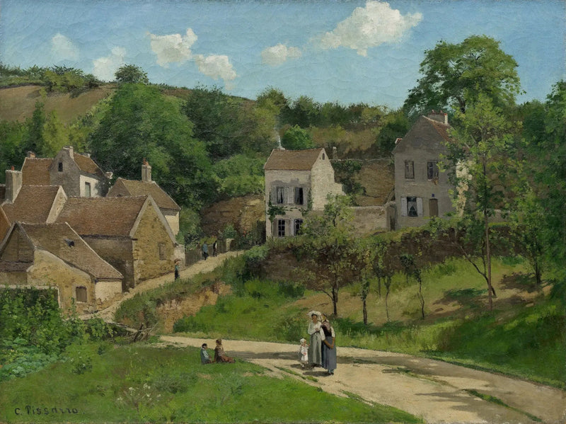 L'Hermitage Pontoisessa, Hermitagen rinteet, Pontoise - Camille Pissarro