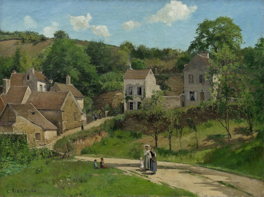 L'Hermitage Pontoisessa, Hermitagen rinteet, Pontoise - Camille Pissarro