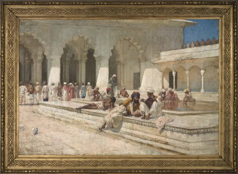 Rukousaika Perlen moskeijassa, Agra - Edwin Lord Weeks