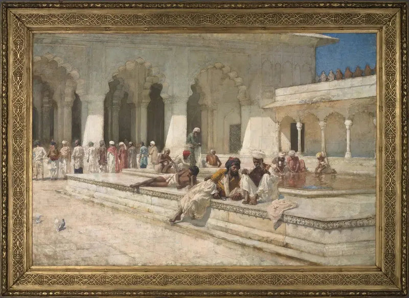 Rukousaika Perlen moskeijassa, Agra - Edwin Lord Weeks