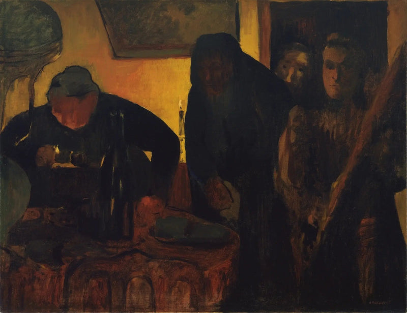 Illallinen aika - Édouard Vuillard