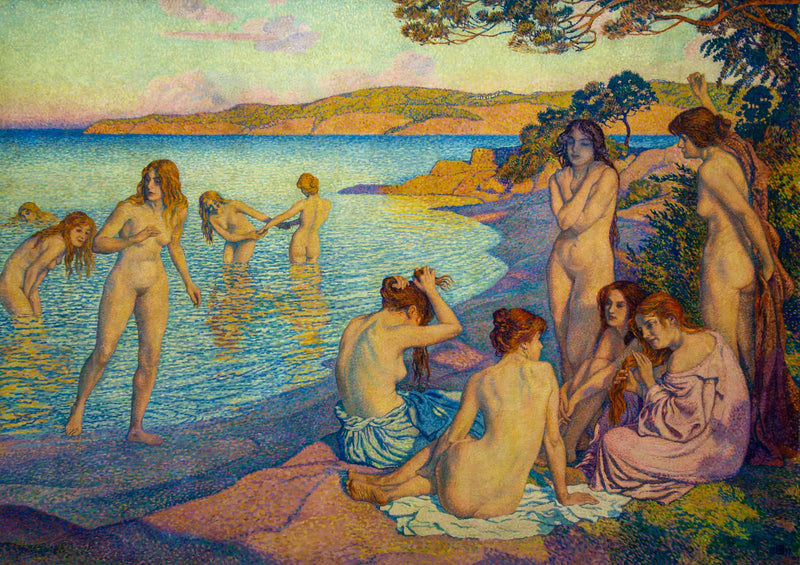 Suudeltu aika - Théodore van Rysselberghe