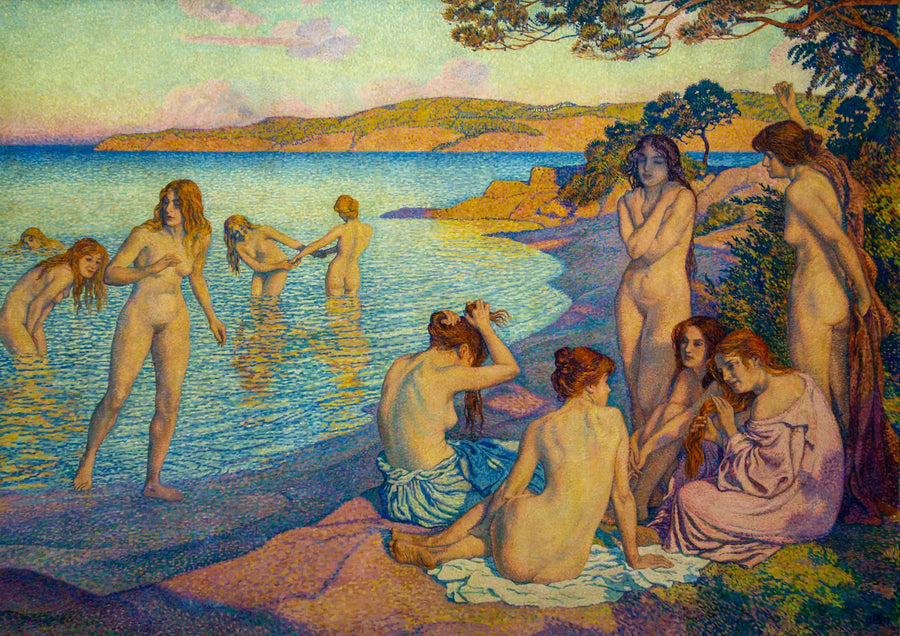 Suudeltu aika - Théodore van Rysselberghe