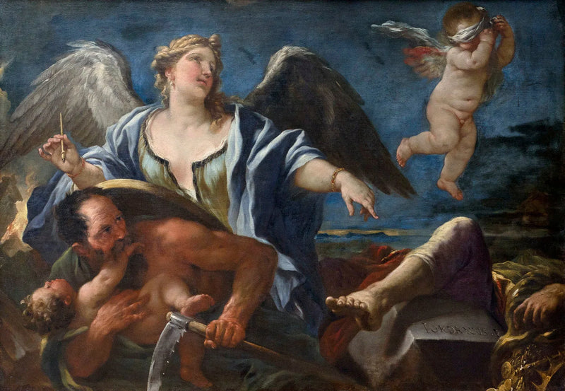 Historian ja ajan - Luca Giordano