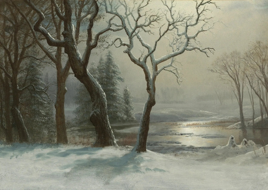 Talvi Yosimiten kansallispuistossa - Albert Bierstadt
