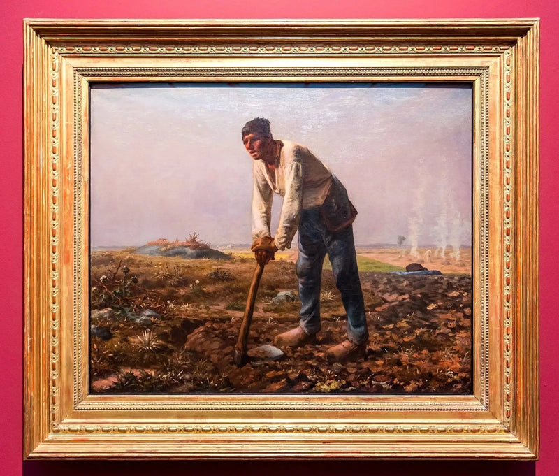 Mies lapiolla - Jean-François Millet