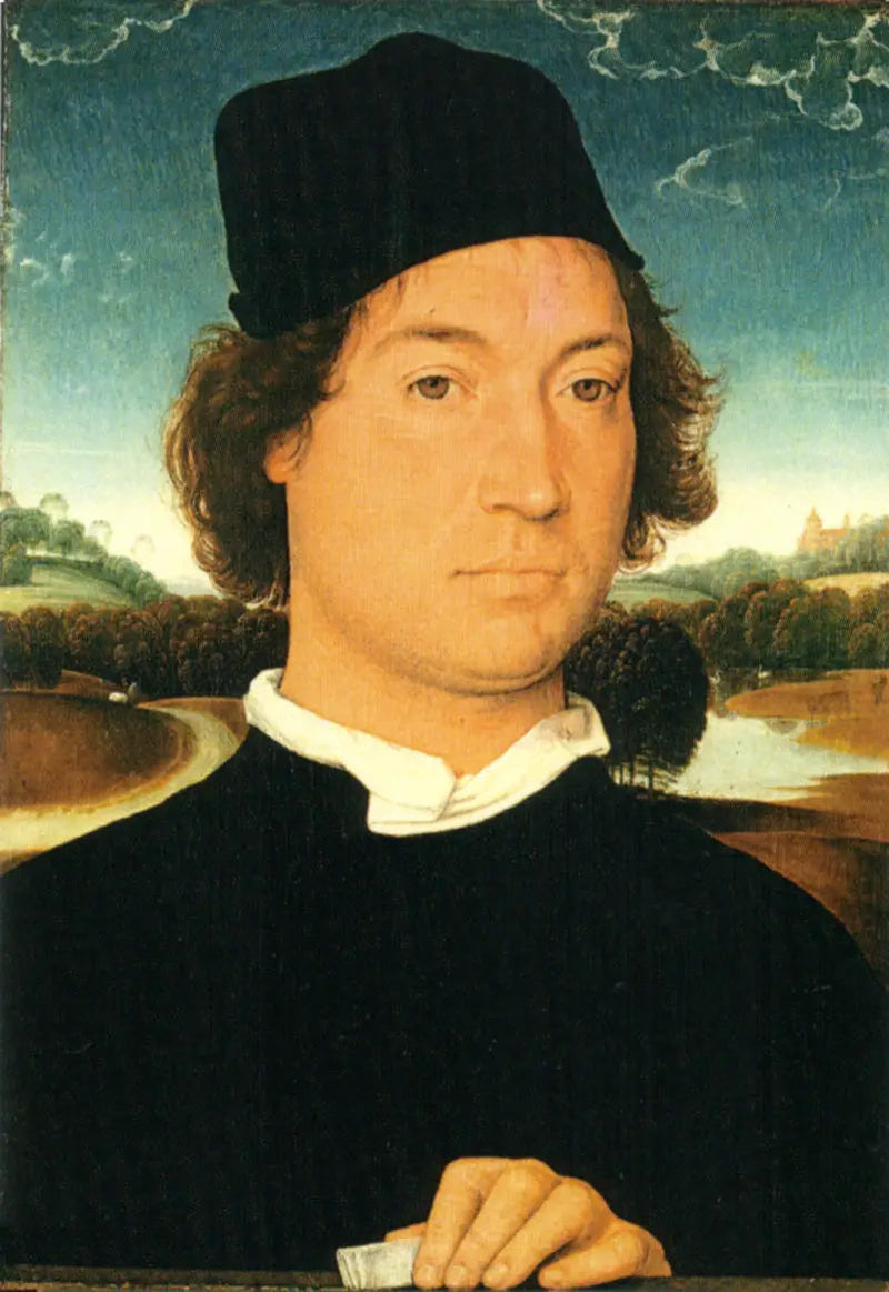 Mies kirjeen kanssa - Hans Memling