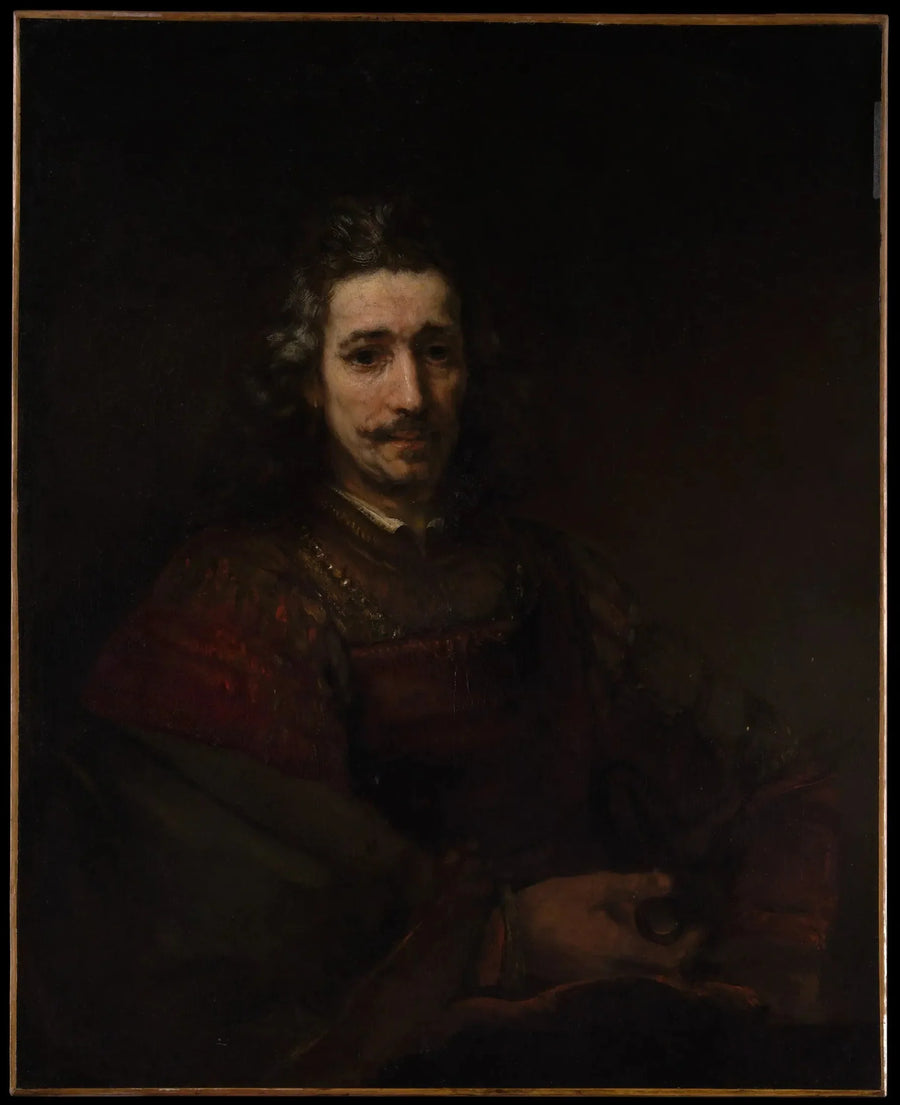 Mies suurennuslasin kanssa - Rembrandt