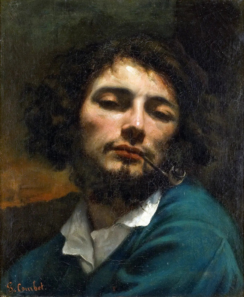 Mies piippu - Gustave Courbet