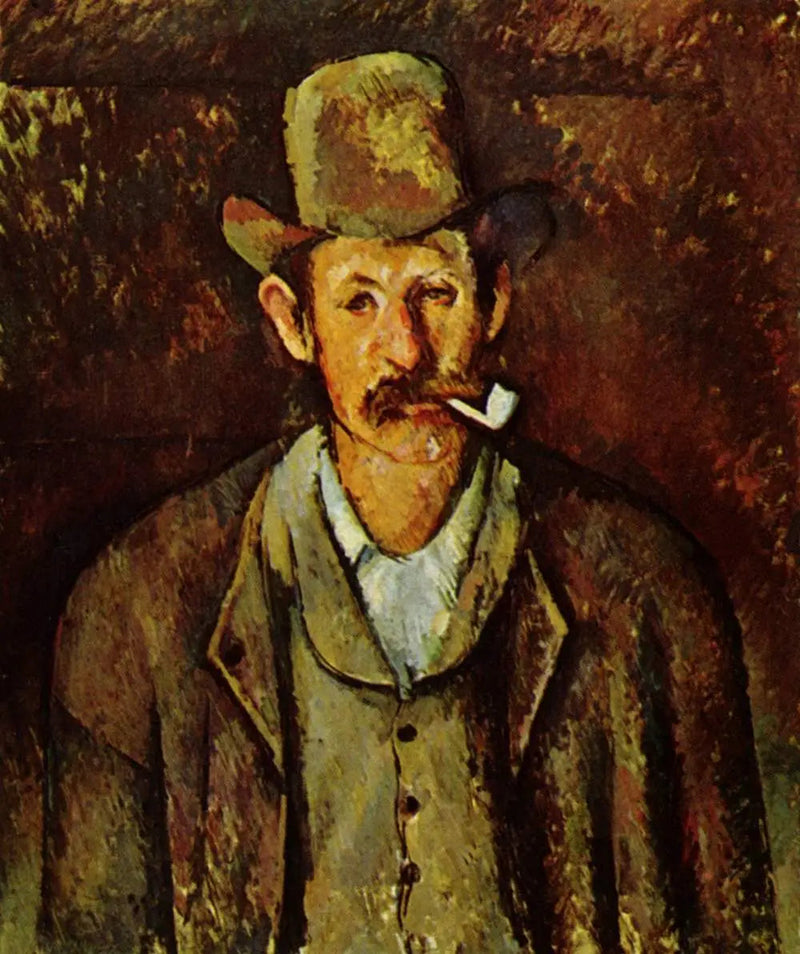 Mies piipun kanssa - Paul Cézanne