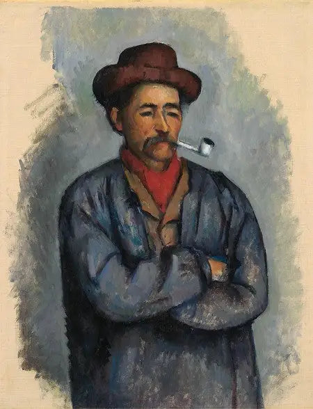 Mies piipun kanssa - Paul Cézanne