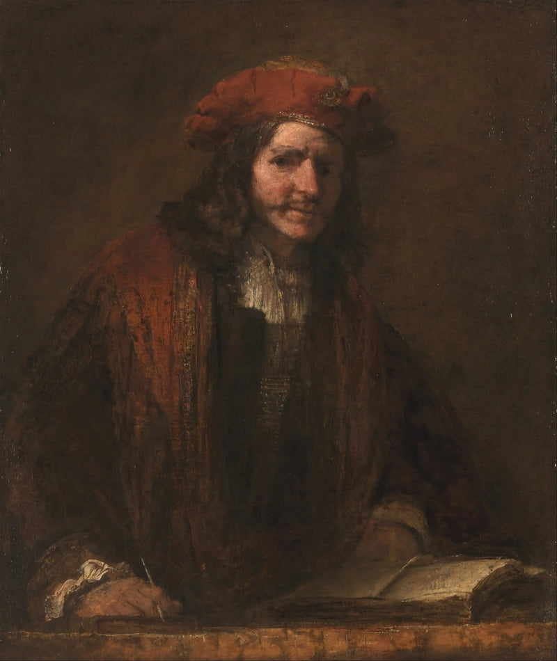 Punahattuinen mies - Rembrandt