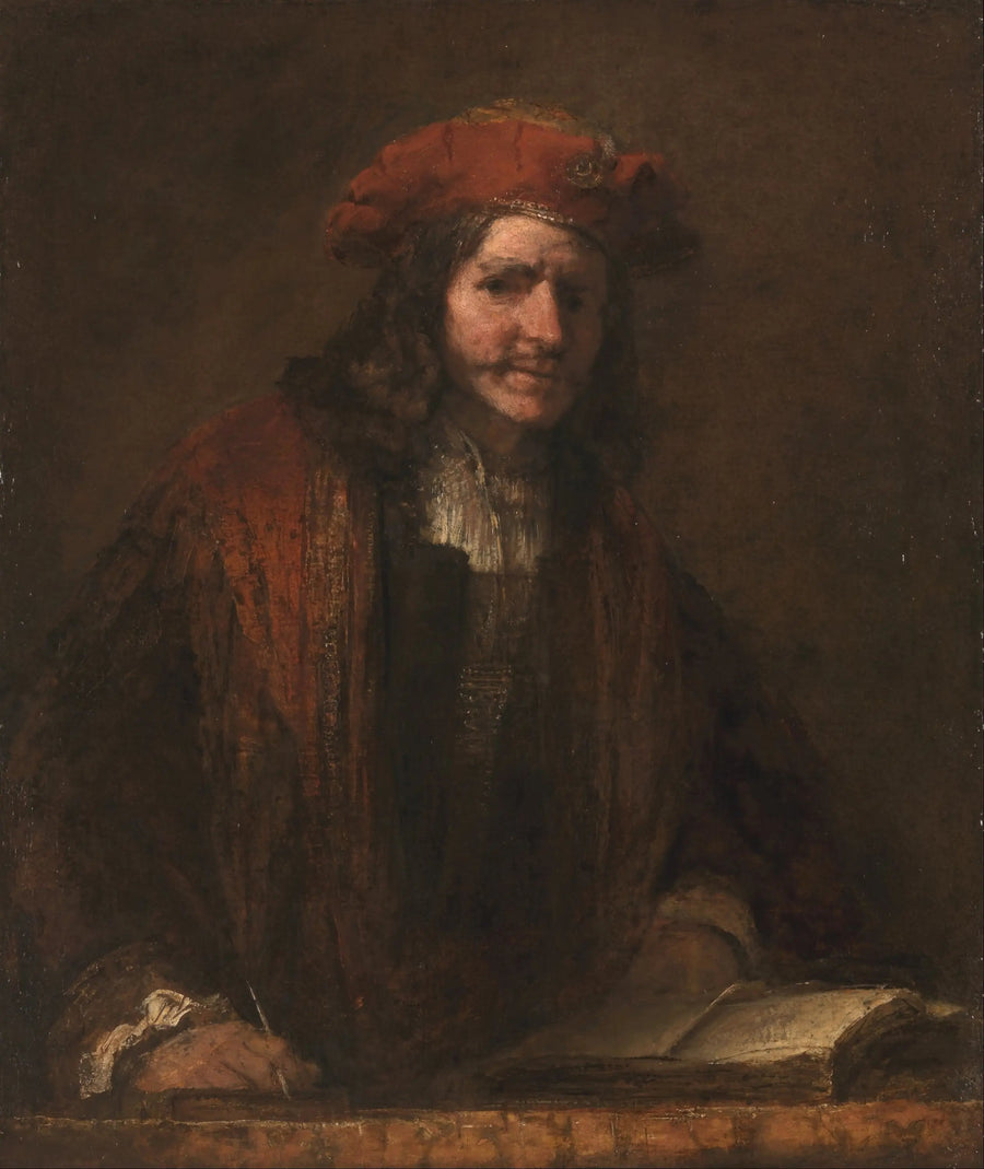 Punahattuinen mies - Rembrandt