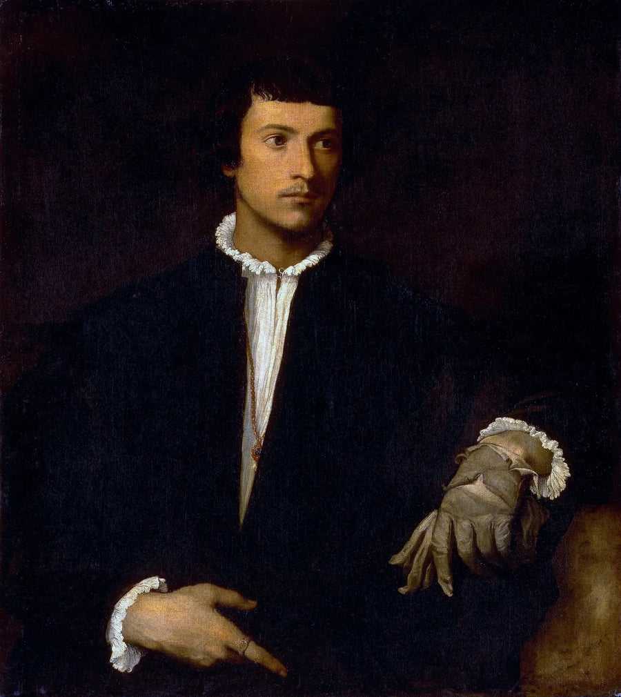 Mies käsineessä - Titian