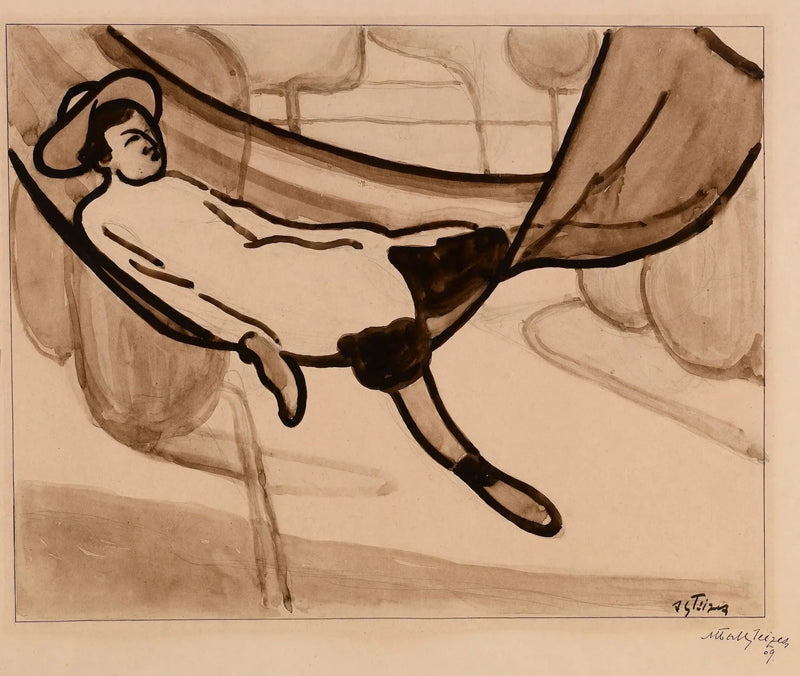 Hamppuköynnissä oleva mies - Albert Gleizes