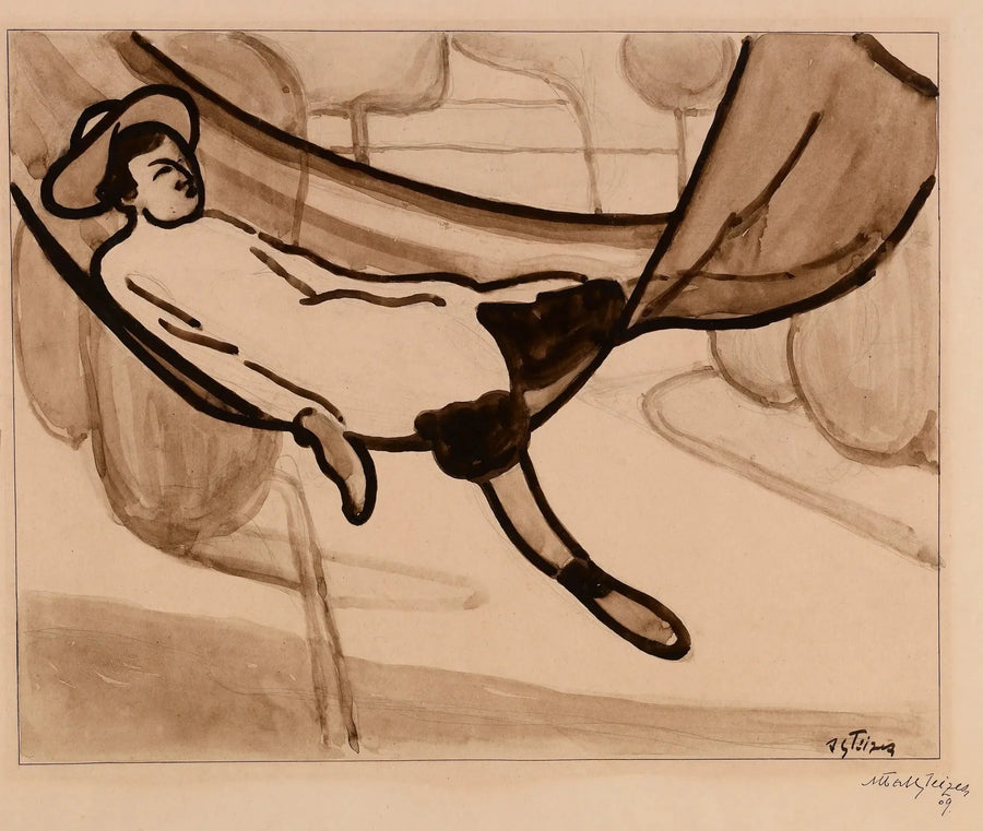 Hamppuköynnissä oleva mies - Albert Gleizes