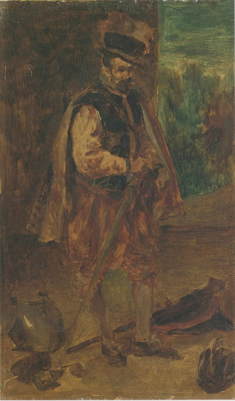Mies kepin kanssa - Édouard Manet