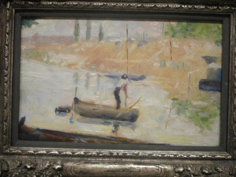 Mies veneessä - Georges Seurat