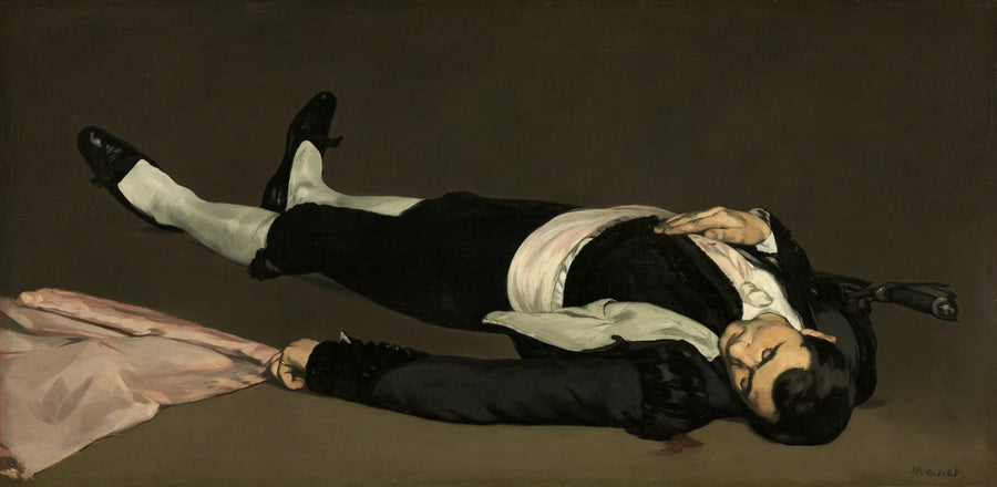 Kuollut mies - Édouard Manet
