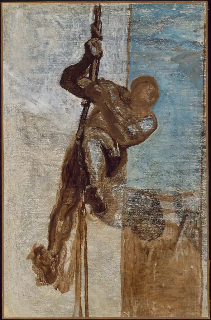 Mies köydellä - Honoré Daumier