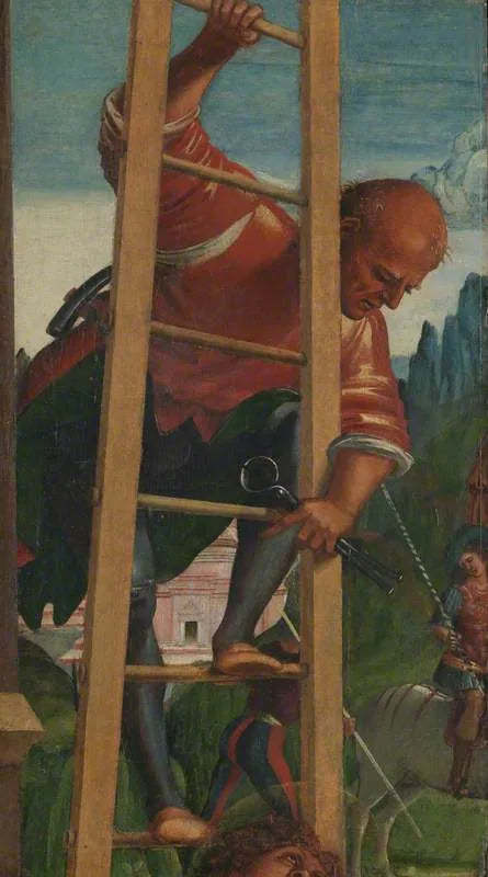 Mies tikkaalla - Luca Signorelli