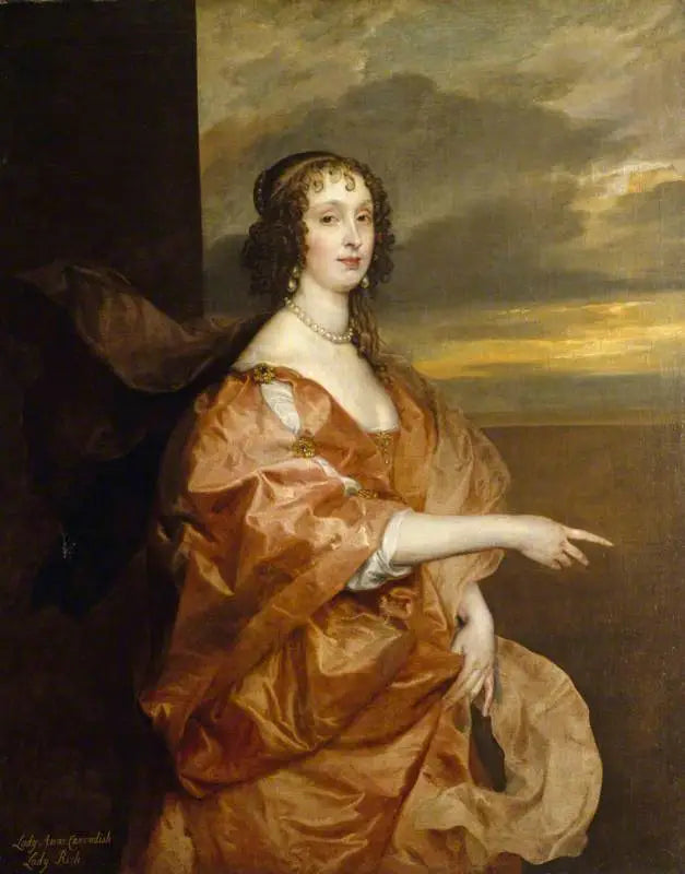 Hon. Anne Boteler, Newportin kreivitär, myöhemmin Portlandin kreivitär (noin 1610 – 1669) - Antoine van Dyck
