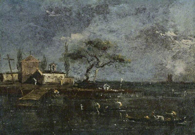 Ankonin saari, Venezia - Francesco Guardi