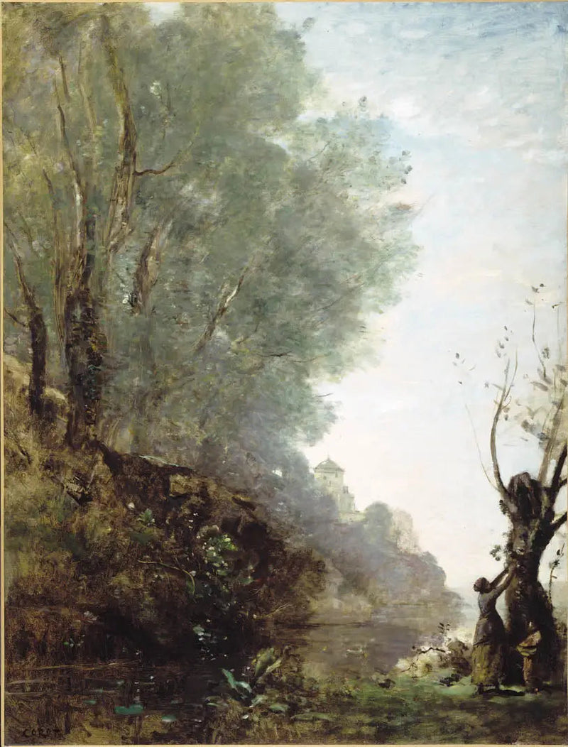 Onnellinen saari - Jean-Baptiste Camille Corot