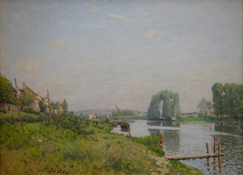 Saint-Denisin saari - Alfred Sisley