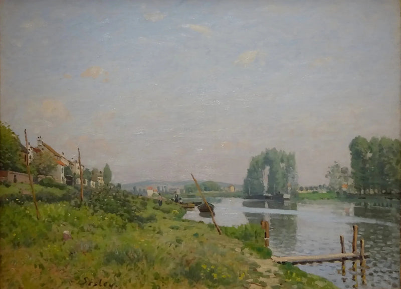 Saint-Denisin saari - Alfred Sisley