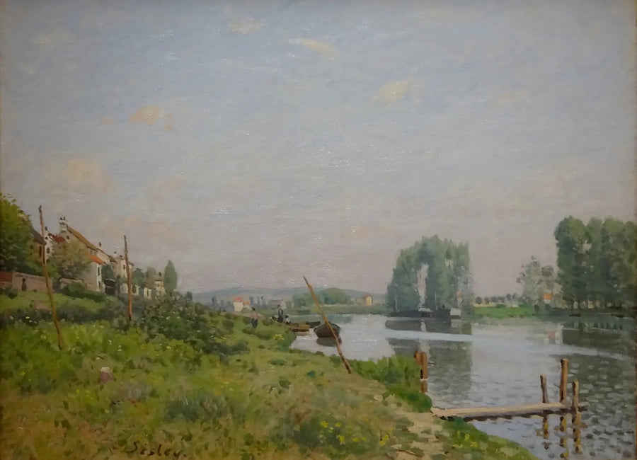 Saint-Denisin saari - Alfred Sisley