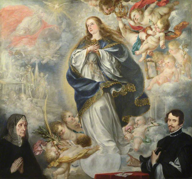 Immaculée Conception avec deux donneurs - Juan de Valdés Leal