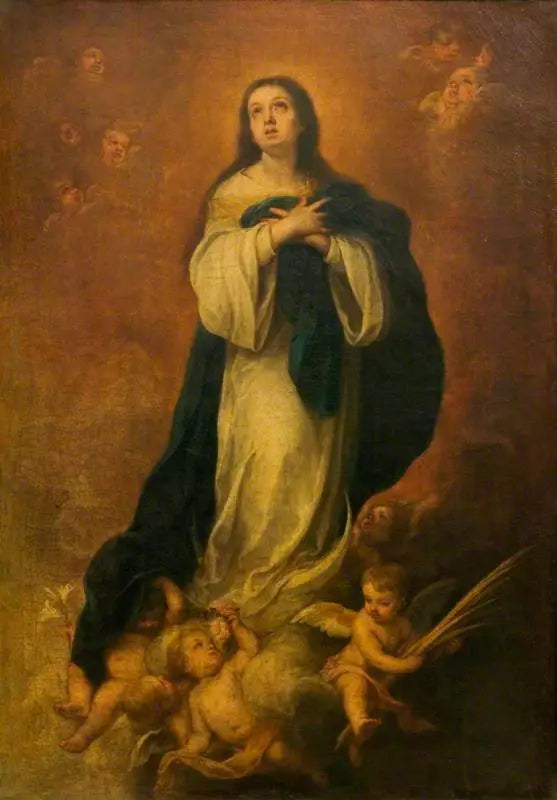 Puhtaan Neitsyt Marian kuvan - Bartolomé Esteban Murillo