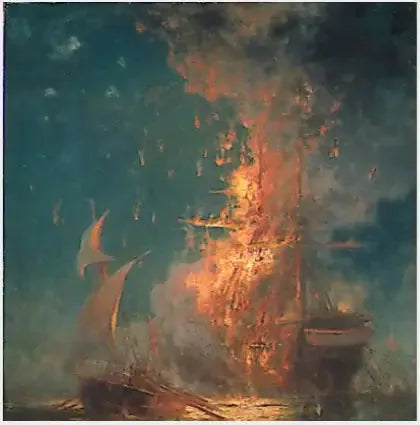 « Philadelphia »-tulipalo - Edward Moran