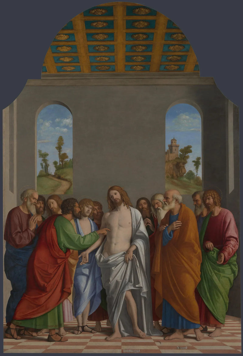 Pyhän Tomin epäuskoisuus - Cima da Conegliano