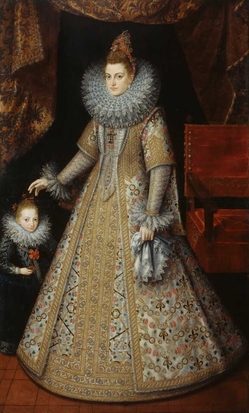 Infante Isabel Clara Eugenia (1566-1633), Itävallan arkkiherttuatar - Frans Pourbus nuorempi