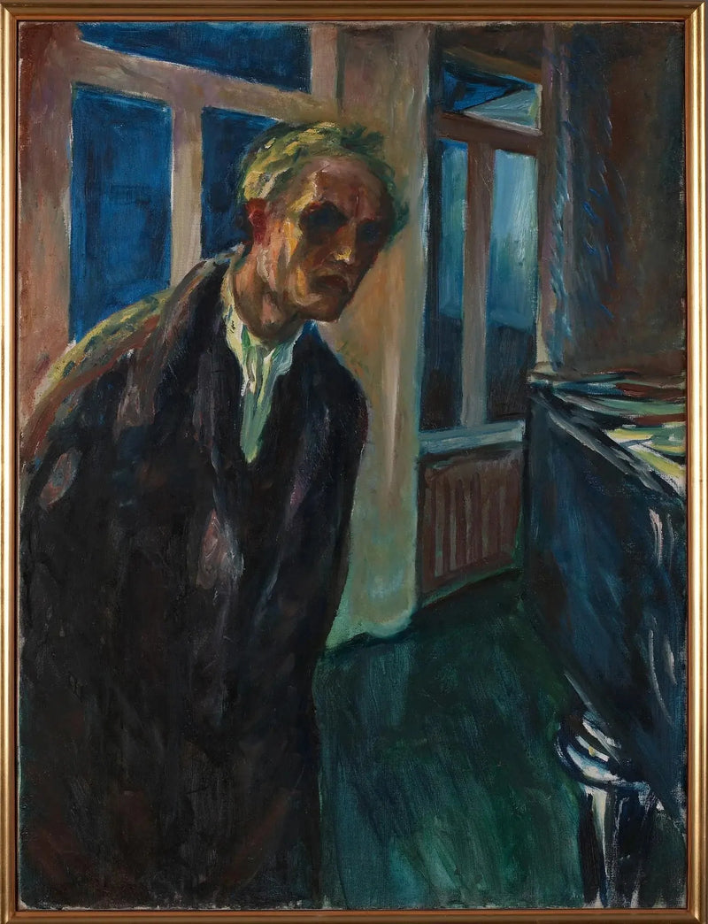 Unettomuus (itseportraiitti) - Edvard Munch