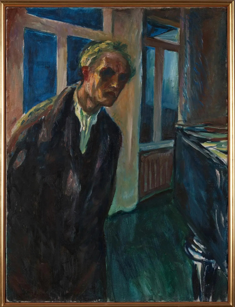 Unettomuus (itseportraiitti) - Edvard Munch