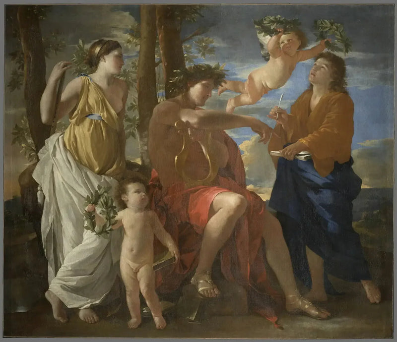 Runoilijan inspiraatio - Nicolas Poussin