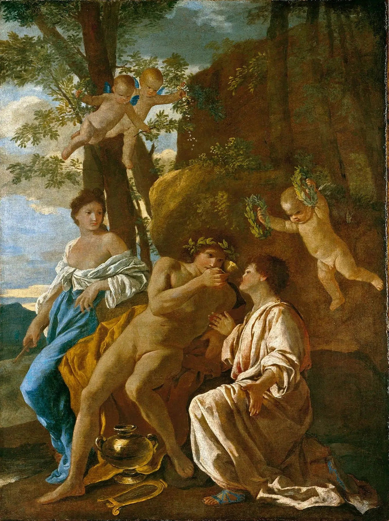 Runoilijan inspiraatio - Nicolas Poussin