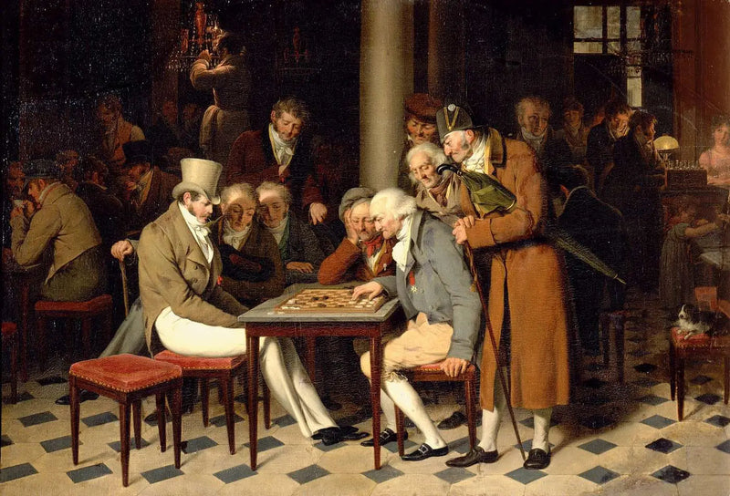 Kahvilan sisätilat - Louis-Léopold Boilly